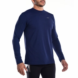 Camiseta Manga Longa Solarpro Uv - Azul Marinho (Hard Adventure)