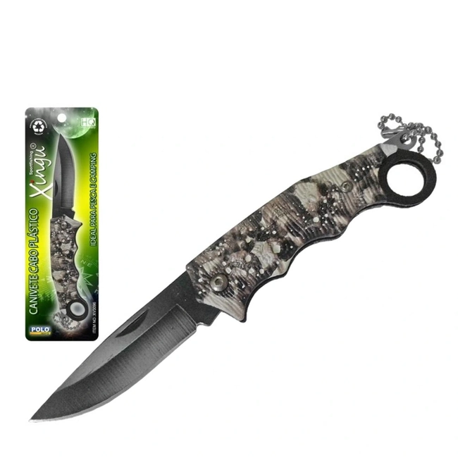 Canivete Camuflado Caveira Xingu (XV 3096)