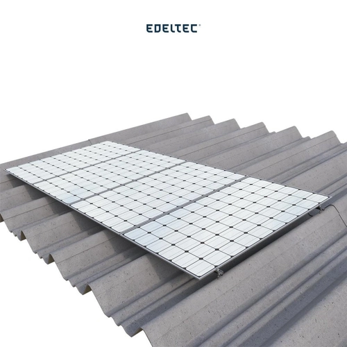 Estrutura P/ 4 Mod. Edeltec Solar Kalhetao (s/ Perfil)