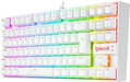Teclado Mecanico Redragon Branco Rgb Switch Blue - Kumara Lunar K552W-2 - (PT-BLUE)
