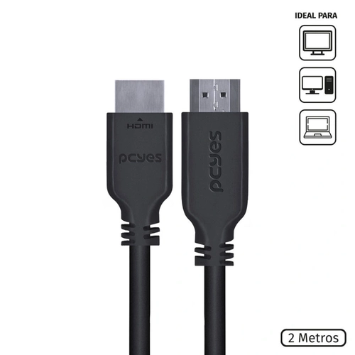 Cabo Displayport x HDMI 2.0 Pcyes 2 Metros - PDPHM-2