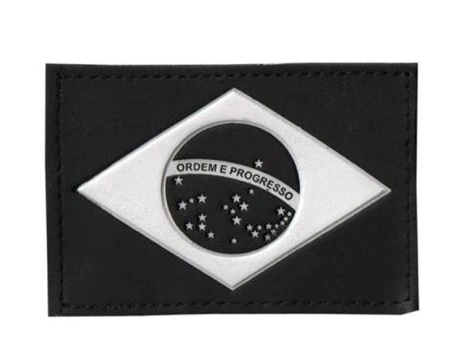 Bandeira do Brasil Negativa/ Preta (Emborrachada)