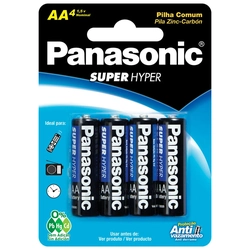 Pilha AA Blister Com 4 Panasonic Um-3shs