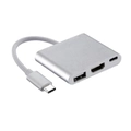 Adaptador 3 Em 1 Type-c Macho P/ Usb 3.0 / Hdmi E Type-c Fêmea - Hc-03