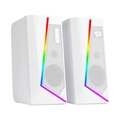 Caixa DE SOM Gamer Redragon Anvil Branco RGB - Gs520w