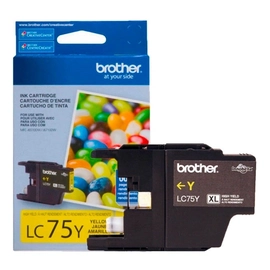 Cartucho De Tinta Brother Amarelo 600 Páginas - Lc75y
