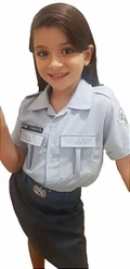 Farda Infantil Feminina Polícia Militar SP
