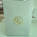 Caixa para Descarpack 3 litros Madrepérola - Logo alto relevo inicial ou desenho