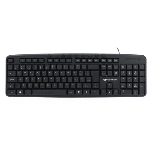 Teclado USB Multimídia Preto C3tech - Kb-m40bk
