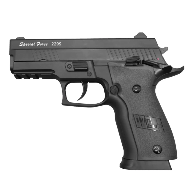 Pistola Airgun Wingun P229 X-5 Blowback Metal CO2 4,5MM (Rossi)