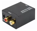Adaptador Conversor Ótico Optico Novo Digital Para Rca