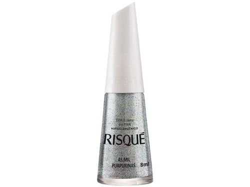 Esmalte Glitter Risqué As Mil Purpurinas 8ml