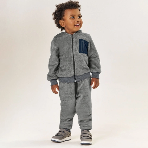 Conjunto Casaco em Pelo Moletom Piquet Felpado Mescla Tileesul - Masculino