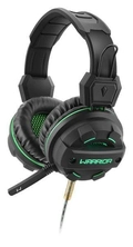 Headset Gamer Warrior USB e P2 com LED Verde - PH143