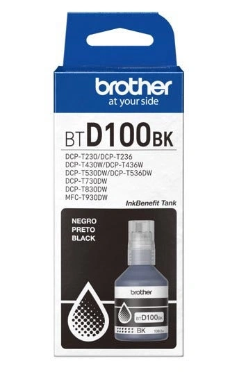 Refil De Tinta Brother Preto 5k - Btd100bk