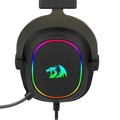 Headset Gamer Redragon Zeus X RGB Surround 7.1preto com Vermelho - H510rgb-preto