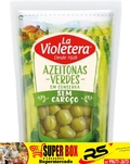 Azeitonas Verdes Sem Caroço La Violetera 250g