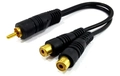 CABO DE ÁUDIO PARA SOM 1RCA MACHO PARA 2RCA F SU0201