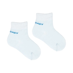 Meia Bebê RN Cano Médio Lisa Leke - Unissex