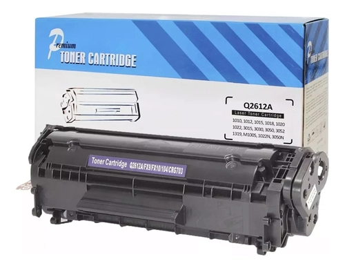 Toner Compatível Hp Q2612a 1010 1012 1015 1018 1020 1022 3015 3020 3030 3050 3052 3055 M1005 2k Premium 10007794