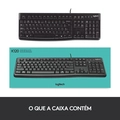 Teclado Logitech usb K120, ABNT2