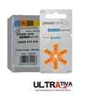 Bateria Auditiva 13 - Power One 1,45V. cartela com 6 unidades.