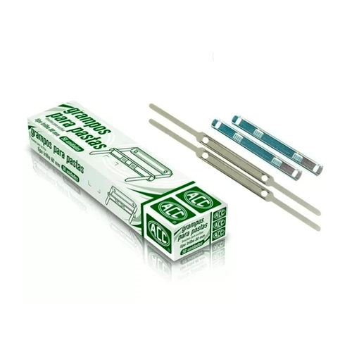 Grampo Trilho de Metal 80mm ACC 50 Unidades