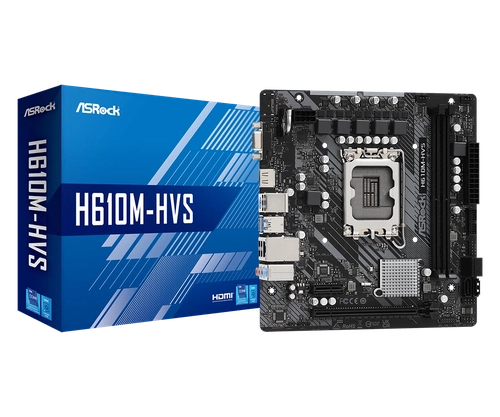 Placa Mãe LGA 1700 Asrock H610M-HVS DDR4