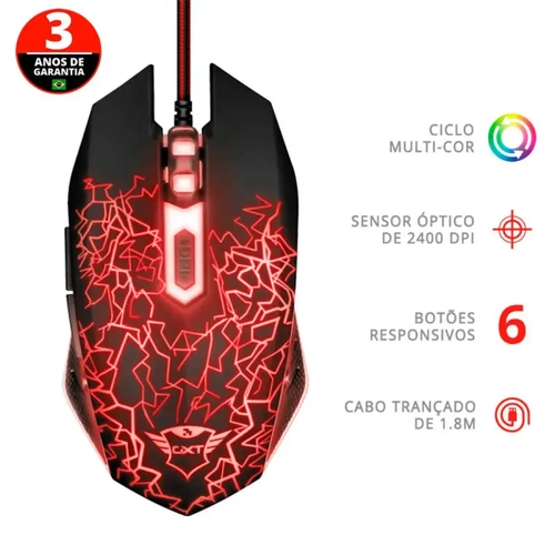 Mouse Trust Gamer Izza Gxt 105 21683