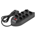 Protetor Eletronico C/8 Tomadas Epe 1008+ Preto 4824004