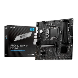 Placa Mãe LGA 1700 Msi Pro B760M-P Intel