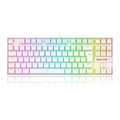 Teclado Magnetico Gamer Kumara Pro, RGB, Branco, Switch Marrom - K552W-RGB-PRO