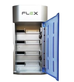 Carregador de Pilhas Flex C06 AA ,AAA, C, D - Bateria 9V.