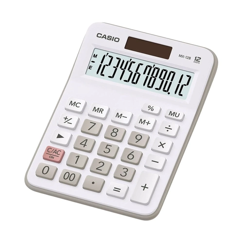 Calculadora de Mesa Casio 12 Dígitos Branco Mx-12b-we-dc