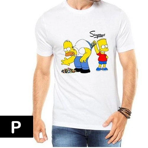 Camiseta Branca Adulto com Estampa Personalizada (EG)