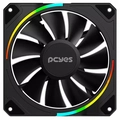 Cooler Fan Pcyes Para Gabinete Sangue Frio 3 ARGB Black Vulcan 120MM - ARGBSF3BR