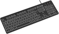 Teclado Multilaser Usb Light Silent e Led Ajustável Preto - TC268