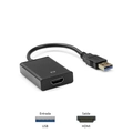 Cabo Adaptador Plus Cable USB 3.0 M X Hdmi F - Adp-usbhdmi10bk