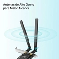 Adaptador Wifi 6 Ax1800 Bluetooth 5.2 Archer Tx20e