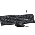 Kit Mouse e Teclado Office c13 Fortrek USB Preto - 84936
