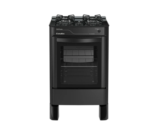 FOGAO ESMALTEC AGATA GLASS 4 BCS MESA DE VIDRO