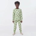 Pijama Manga Longa Plush Smile Verde Hering - Masculino