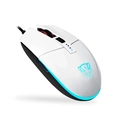 Mouse Gamer Motospeed RGB V50 Branco 4000 DPI - FMSMS0005BRO