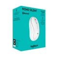Mouse Logitech Logitech M240, Bluetooth, Clique Silencioso, Design Ambidestro Compacto, Branco - 910-007116-V