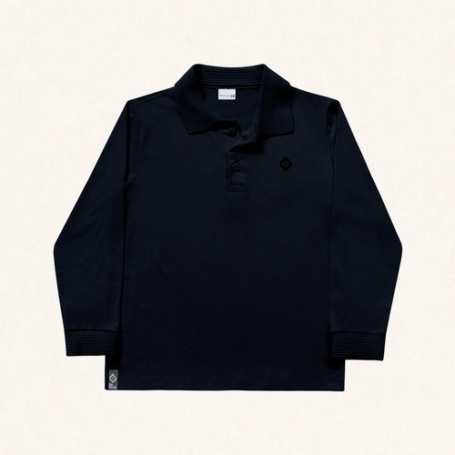 Camisa Polo Manga Longa Fakini - Masculina