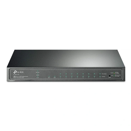 Switch Tp-link Smart Giga 8p Poe+ e 2 Slots Sfp - Tl-sg2210p