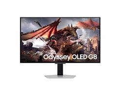 Monitor Samsung 32 Odyssey G8 Oled 4k 240hz 0,03ms Displayport Usb Altura e Rotacao Ls32dg800slxzd