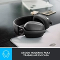 Headset Logitech Zone Vibe 100, Drivers 40 mm, Bluetooth, PC, Mobile, Grafite, Sem Fio - 981-001214