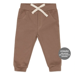 Calça Bolso Canguru Avulsa Caramelo Suedine Masculina - Construtor