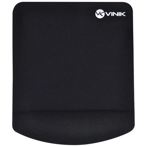 Mouse Pad Vinik Com Apoio de Pulso Em Gel Preto - Mpg-02p